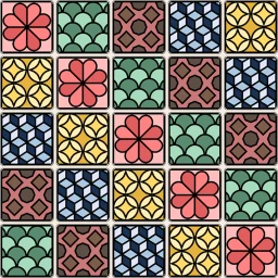 Icône de Tiles Azulejos Board Game